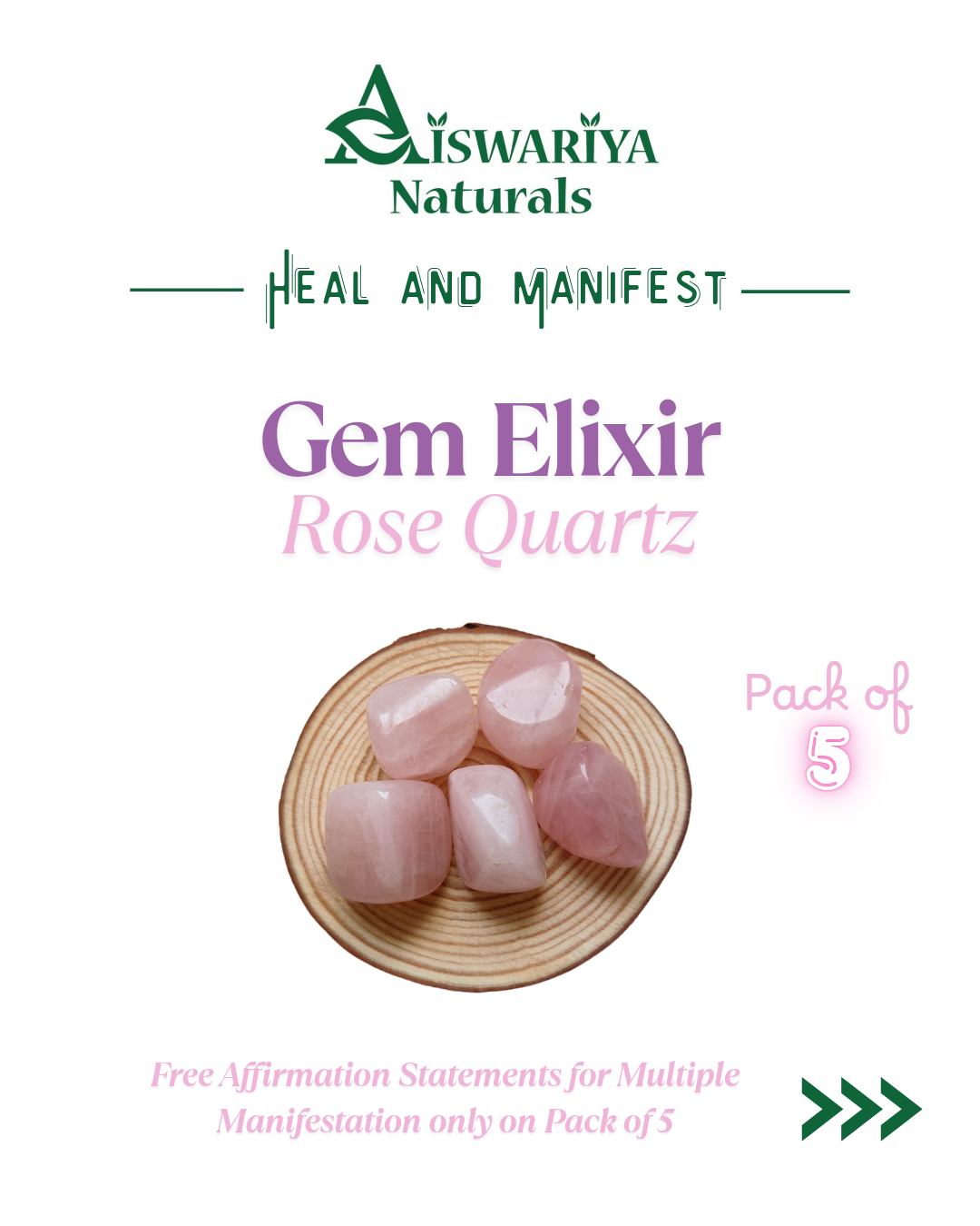 Rose Quartz Tumbles